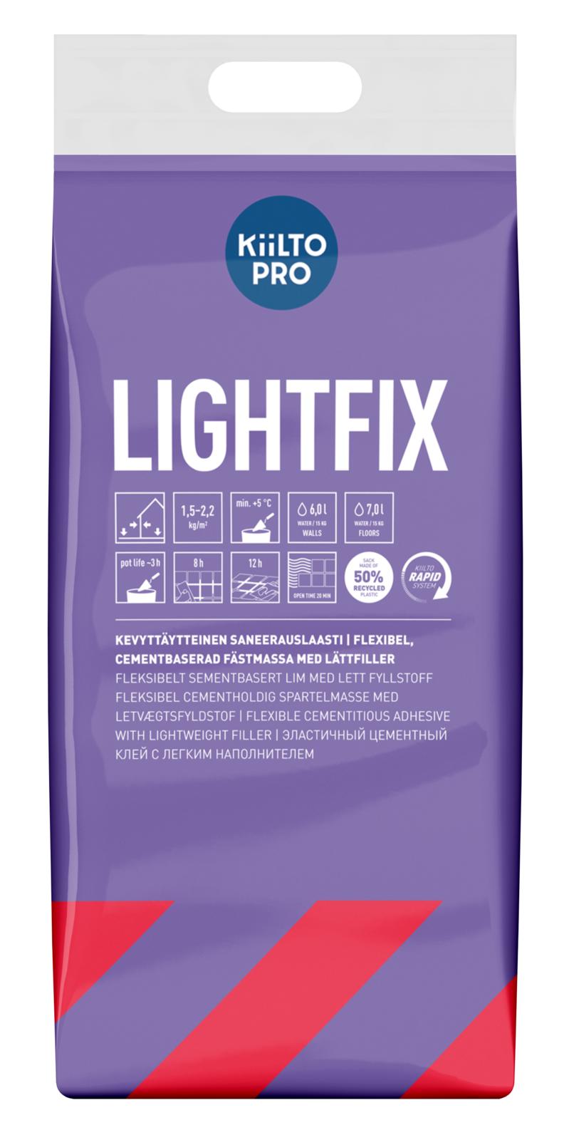Kiilto Pro Lightfix Kevyttäytteinen saneerauslaasti
